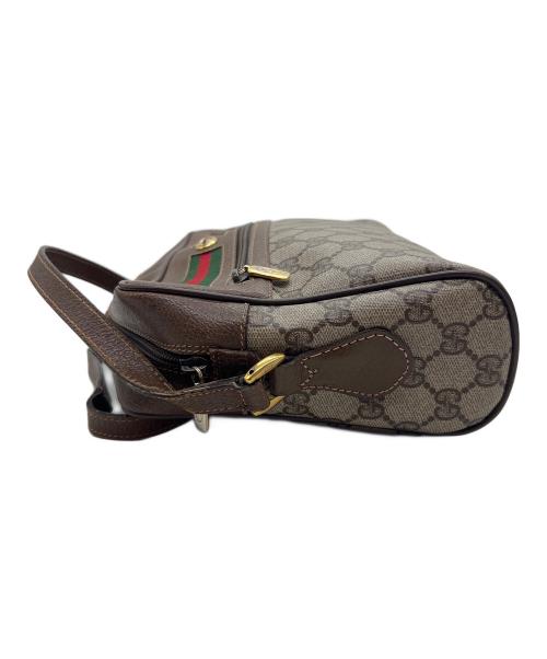 GUCCI（グッチ）GUCCI (グッチ) ショルダーバッグ ベージュ×ブラウンの古着・服飾アイテム