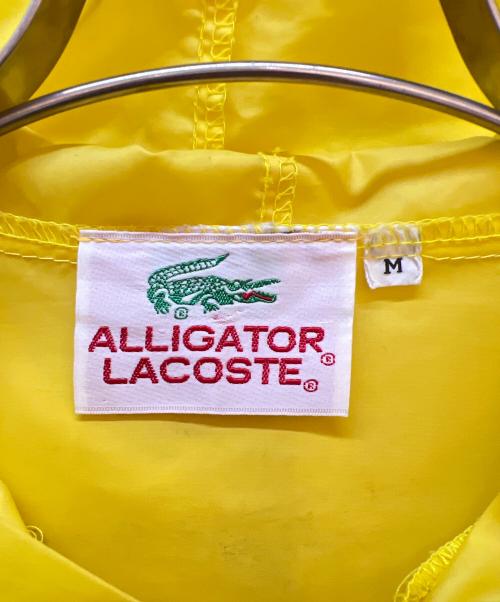 ALLIGATOR LACOSTE（ラコステ）ALLIGATOR LACOSTE (ラコステ) アノラックパーカー イエロー サイズ:Mの古着・服飾アイテム