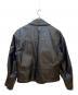 ARMANI JEANS (アルマーニジーンズ) ライダースジャケット ブラック サイズ:34：27000円