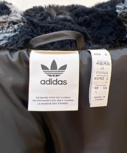 adidas Originals（アディダスオリジナル）adidas Originals (アディダスオリジナル) モノグラムファージャケット ブラック サイズ:Lの古着・服飾アイテム