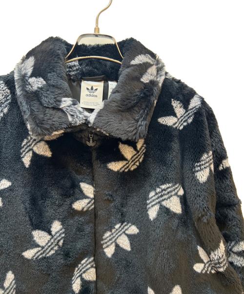 adidas Originals（アディダスオリジナル）adidas Originals (アディダスオリジナル) モノグラムファージャケット ブラック サイズ:Lの古着・服飾アイテム