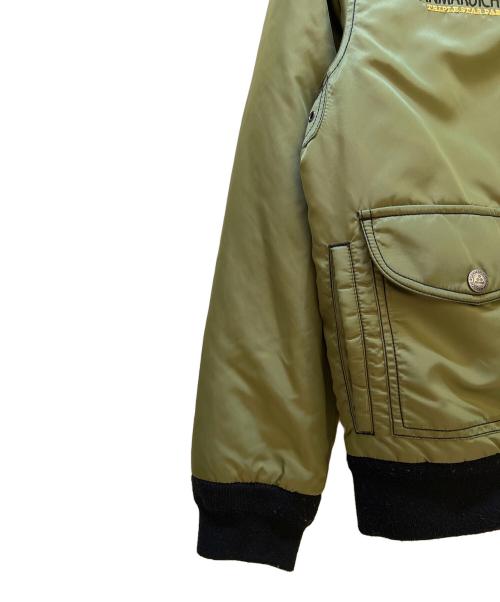 参丸一（サンマルイチ）参丸一 (サンマルイチ) フライトジャケット グリーン サイズ:Mの古着・服飾アイテム