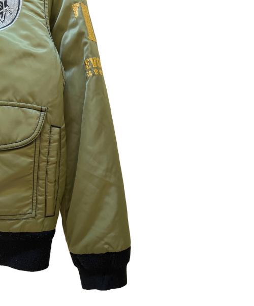 参丸一（サンマルイチ）参丸一 (サンマルイチ) フライトジャケット グリーン サイズ:Mの古着・服飾アイテム