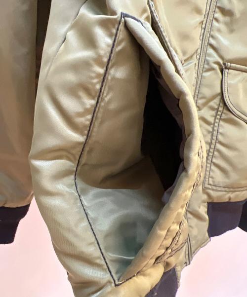 参丸一（サンマルイチ）参丸一 (サンマルイチ) フライトジャケット グリーン サイズ:Mの古着・服飾アイテム