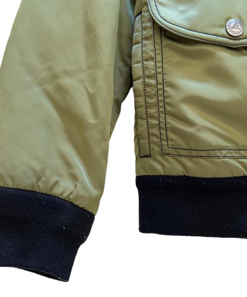 参丸一（サンマルイチ）参丸一 (サンマルイチ) フライトジャケット グリーン サイズ:Mの古着・服飾アイテム