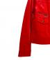 中古・古着 Desigual (デシグアル) フェイクレザージャケット レッド サイズ:M：7000円