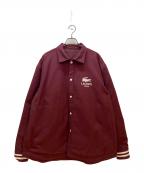 LACOSTEラコステ）の古着「リバーシブルコーチジャケット」｜ボルドー