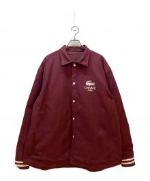 LACOSTE（ラコステ）の古着「リバーシブルコーチジャケット」｜ボルドー
