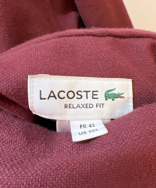 LACOSTE（ラコステ）LACOSTE (ラコステ) リバーシブルコーチジャケット ボルドー サイズ:41の古着・服飾アイテム