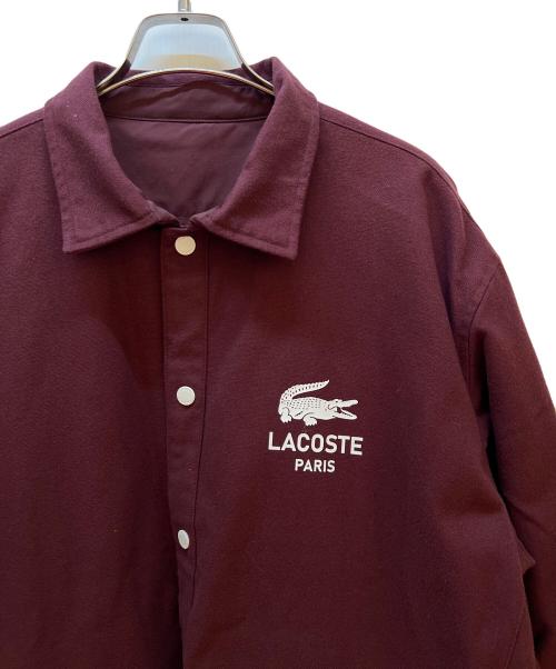 LACOSTE（ラコステ）LACOSTE (ラコステ) リバーシブルコーチジャケット ボルドー サイズ:41の古着・服飾アイテム