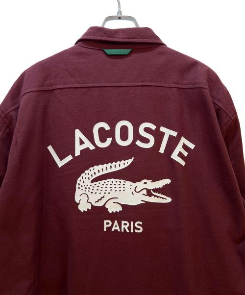 LACOSTE（ラコステ）LACOSTE (ラコステ) リバーシブルコーチジャケット ボルドー サイズ:41の古着・服飾アイテム