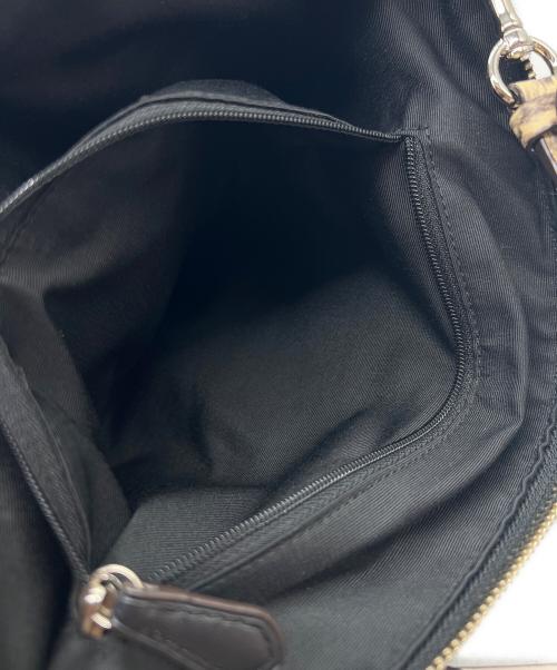 COACH（コーチ）COACH (コーチ) 2WAYショルダーバッグ ブラック×ベージュの古着・服飾アイテム