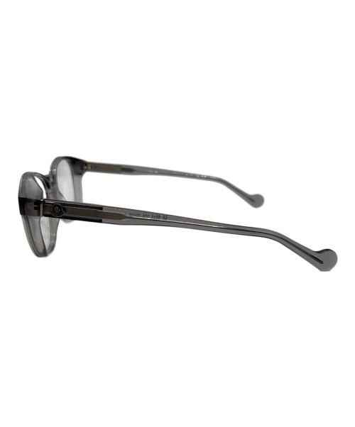 MONCLER（モンクレール）MONCLER (モンクレール) 伊達眼鏡 グレーの古着・服飾アイテム
