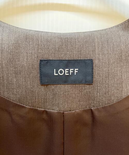 LOEFF（ロエフ）LOEFF (ロエフ) ジレ ブラウン サイズ:1の古着・服飾アイテム