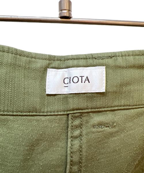 CIOTA（シオタ）CIOTA (シオタ) ベイカーパンツ カーキ サイズ:7の古着・服飾アイテム