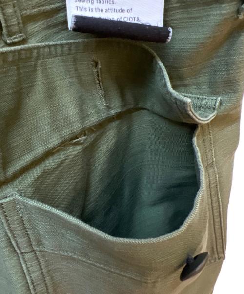 CIOTA（シオタ）CIOTA (シオタ) ベイカーパンツ カーキ サイズ:7の古着・服飾アイテム