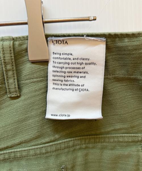 CIOTA（シオタ）CIOTA (シオタ) ベイカーパンツ カーキ サイズ:7の古着・服飾アイテム