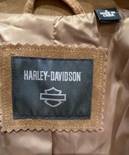 HARLEY-DAVIDSON（ハーレーダビッドソン）HARLEY-DAVIDSON (ハーレーダビッドソン) ライダースジャケット ブラウン サイズ:S 未使用品の古着・服飾アイテム