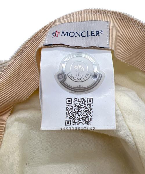 MONCLER（モンクレール）MONCLER (モンクレール) キャップ アイボリーの古着・服飾アイテム
