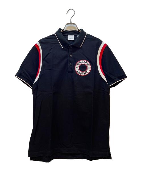 BURBERRY（バーバリー）BURBERRY (バーバリー) ポロシャツ ブラック サイズ:Mの古着・服飾アイテム