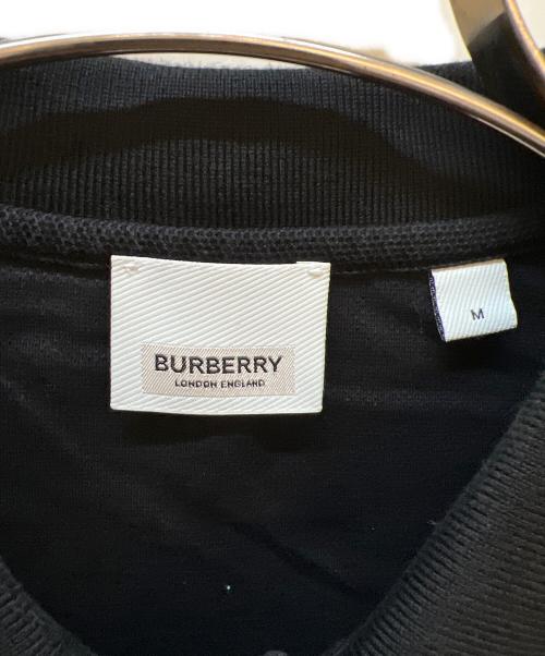 BURBERRY（バーバリー）BURBERRY (バーバリー) ポロシャツ ブラック サイズ:Mの古着・服飾アイテム