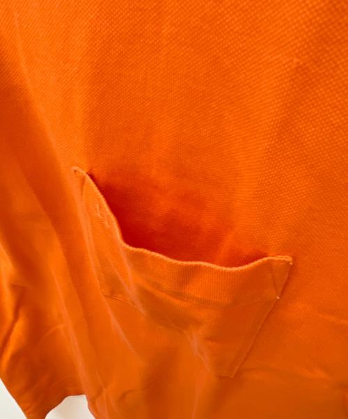 HERMES（エルメス）HERMES (エルメス) ポロシャツ オレンジ サイズ:Mの古着・服飾アイテム