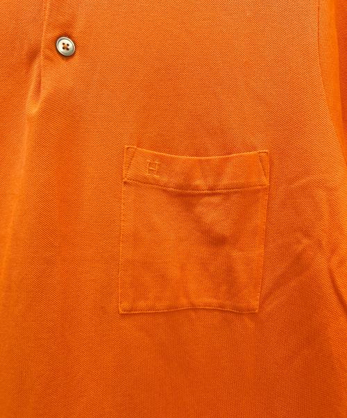HERMES（エルメス）HERMES (エルメス) ポロシャツ オレンジ サイズ:Mの古着・服飾アイテム