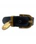 PRADA (プラダ) レザーブレスレット ネイビー：12000円