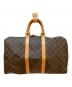 LOUIS VUITTON (ルイ ヴィトン) トラベルバッグ/モノグラム･キーポル45 ブラウン：150000円