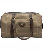 Burberry'sバーバリーズ）の古着「ノヴァチェックボストンバッグ」｜カーキ