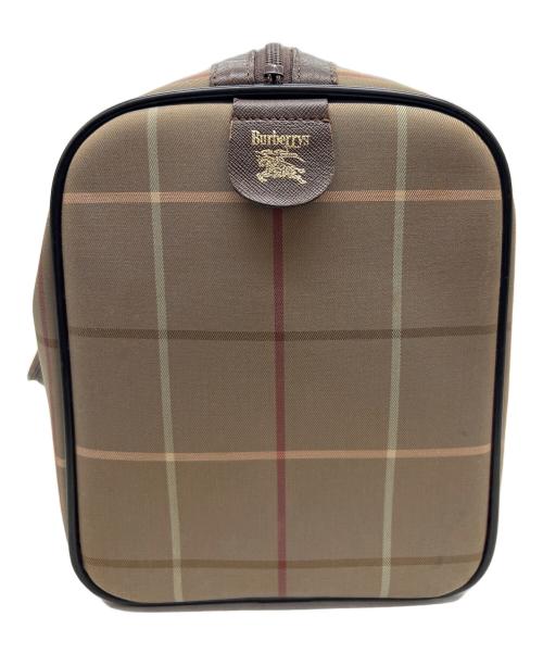 Burberry's（バーバリーズ）Burberry's (バーバリーズ) ノヴァチェックボストンバッグ カーキの古着・服飾アイテム