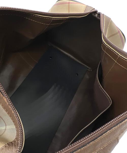Burberry's（バーバリーズ）Burberry's (バーバリーズ) ノヴァチェックボストンバッグ カーキの古着・服飾アイテム
