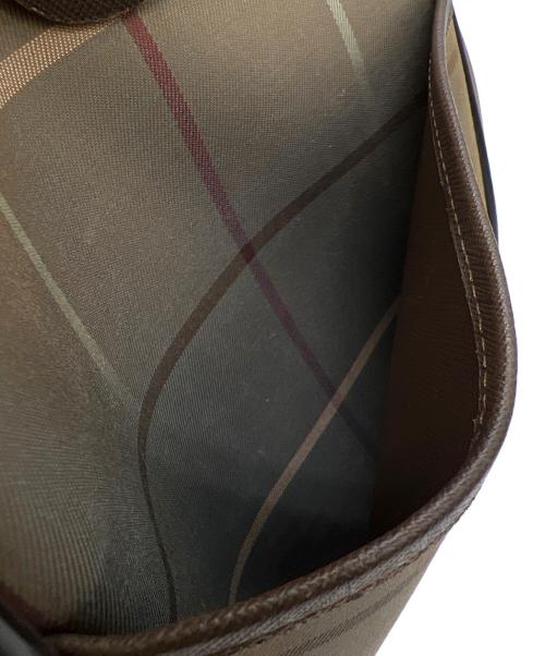 Burberry's（バーバリーズ）Burberry's (バーバリーズ) ノヴァチェックボストンバッグ カーキの古着・服飾アイテム
