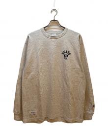 Champion×WTAPS（チャンピオン×ダブルタップス）の古着「長袖カットソー」｜ホワイト