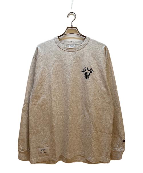 Champion（チャンピオン）Champion (チャンピオン) WTAPS (ダブルタップス) 長袖カットソー ホワイト サイズ:XLの古着・服飾アイテム