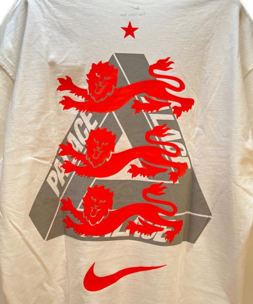 NIKE（ナイキ）NIKE (ナイキ) PALACE (パレス) 半袖カットソー ホワイト サイズ:Lの古着・服飾アイテム