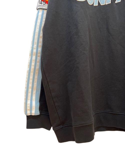 adidas（アディダス）adidas (アディダス) PALACE (パレス) スウェット ブラック サイズ:XLの古着・服飾アイテム