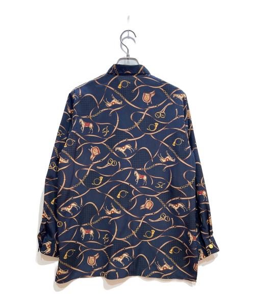 Burberry's（バーバリーズ）Burberry's (バーバリーズ) 長袖シャツ ネイビー サイズ:9の古着・服飾アイテム