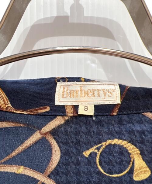 Burberry's（バーバリーズ）Burberry's (バーバリーズ) 長袖シャツ ネイビー サイズ:9の古着・服飾アイテム