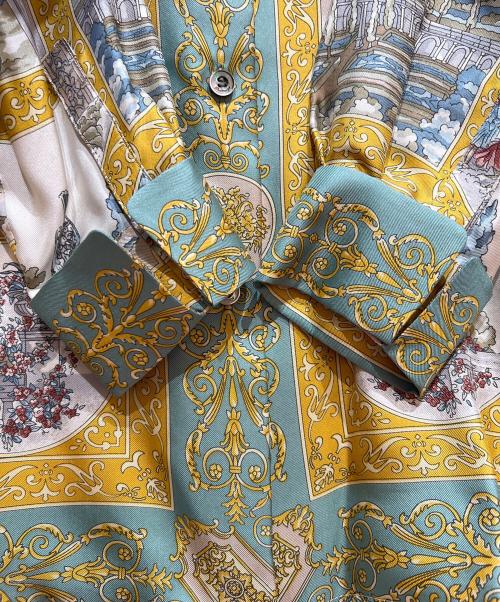 Burberry's（バーバリーズ）Burberry's (バーバリーズ) 長袖シャツ イエロー サイズ:9の古着・服飾アイテム