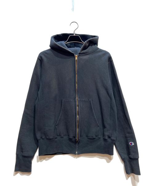 Champion（チャンピオン）Champion (チャンピオン) ジップパーカー ネイビー サイズ:Lの古着・服飾アイテム