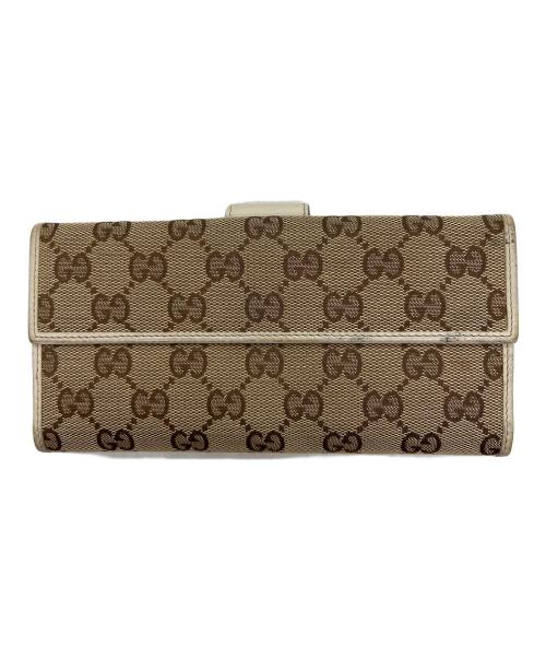 GUCCI（グッチ）GUCCI (グッチ) 長財布 ホワイトの古着・服飾アイテム