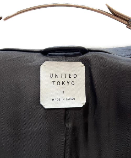UNITED TOKYO（ユナイテッドトーキョー）UNITED TOKYO (ユナイテッドトーキョー) レザージャケット ブラック サイズ:1の古着・服飾アイテム