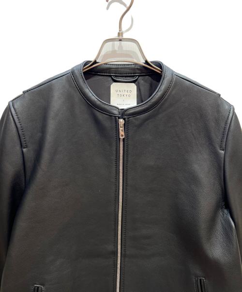 UNITED TOKYO（ユナイテッドトーキョー）UNITED TOKYO (ユナイテッドトーキョー) レザージャケット ブラック サイズ:1の古着・服飾アイテム
