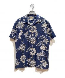 RRL（ダブルアールエル）の古着「半袖シャツ」｜ネイビー