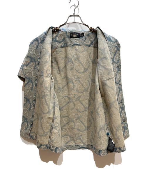 RRL（ダブルアールエル）RRL (ダブルアールエル) 半袖シャツ ブルー サイズ:Sの古着・服飾アイテム