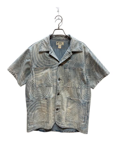 RRL（ダブルアールエル）RRL (ダブルアールエル) 半袖シャツ ブルー サイズ:Sの古着・服飾アイテム