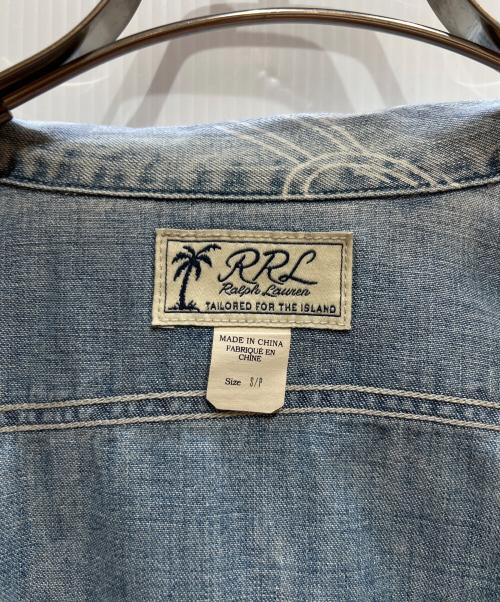RRL（ダブルアールエル）RRL (ダブルアールエル) 半袖シャツ ブルー サイズ:Sの古着・服飾アイテム