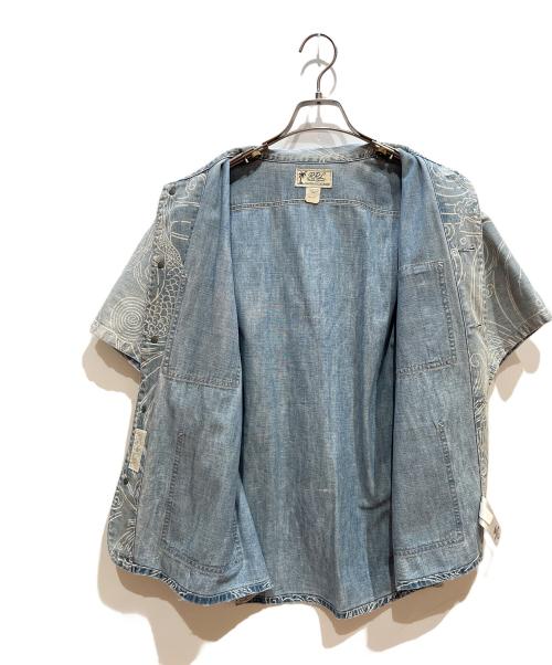 RRL（ダブルアールエル）RRL (ダブルアールエル) 半袖シャツ ブルー サイズ:Sの古着・服飾アイテム