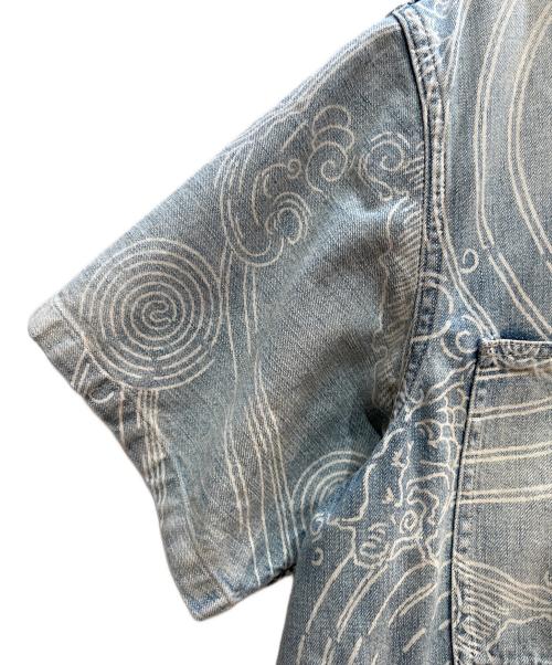 RRL（ダブルアールエル）RRL (ダブルアールエル) 半袖シャツ ブルー サイズ:Sの古着・服飾アイテム